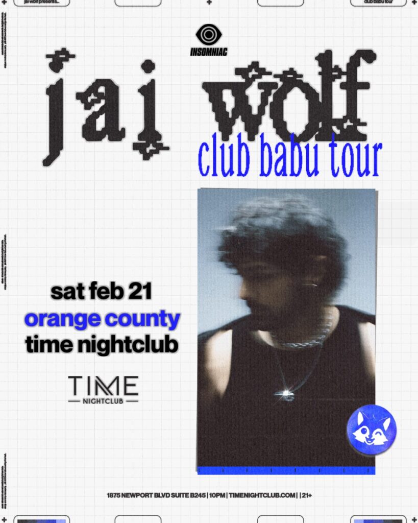 Jai Wolf: club babu tour