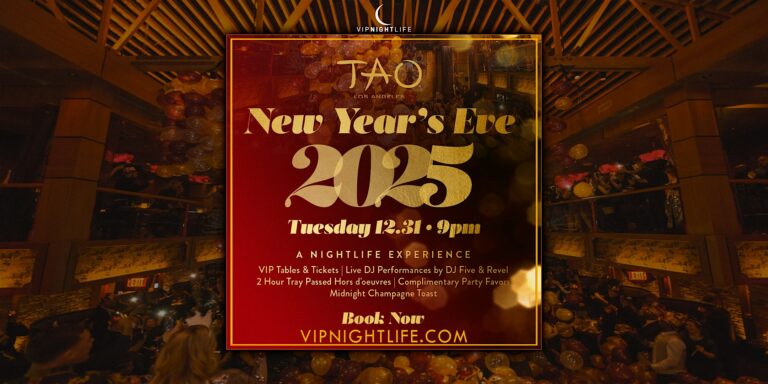 New Year's Eve 2025 | TAO Los Angeles