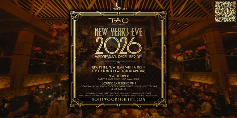 New Year's Eve Party 2026 | TAO Los Angeles