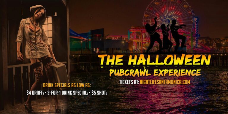 Santa Monica Halloween Pub Crawl Party Saturday