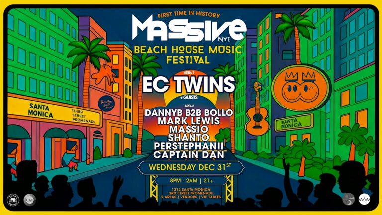 Santa Monica New Years Eve Party | MASSIVE NYE Beach House Music Festival