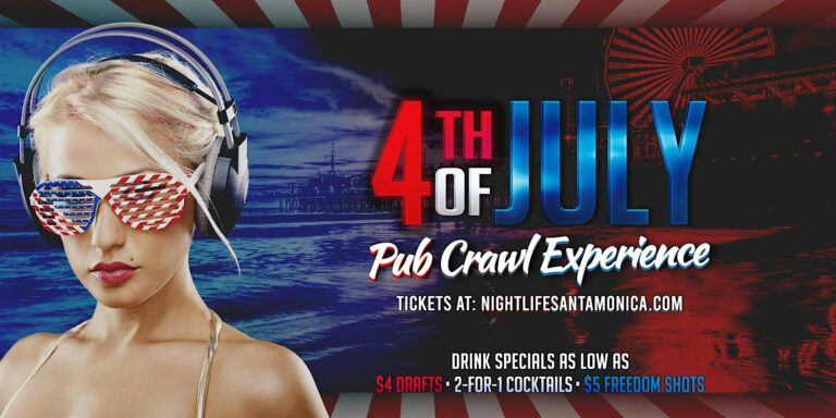 Santa Monica Pre 4th of July Pub Crawl Party